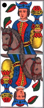 Carte da Briscola: Cavaliere di Coppe