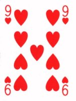 Carte da Ramino: Nove di Cuori