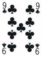 Carte da Ramino: Nove di Fiori