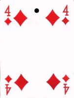 Carte da Ramino: Quattro di Quadri