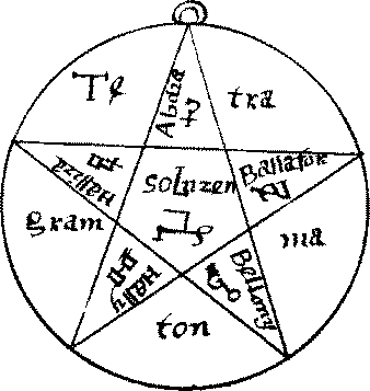 Pentagonall figure of Solomon