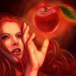 Ragazza che vede un rito magico